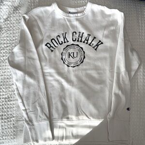 Champion University of Kansas Crewneck. Women’s (M)